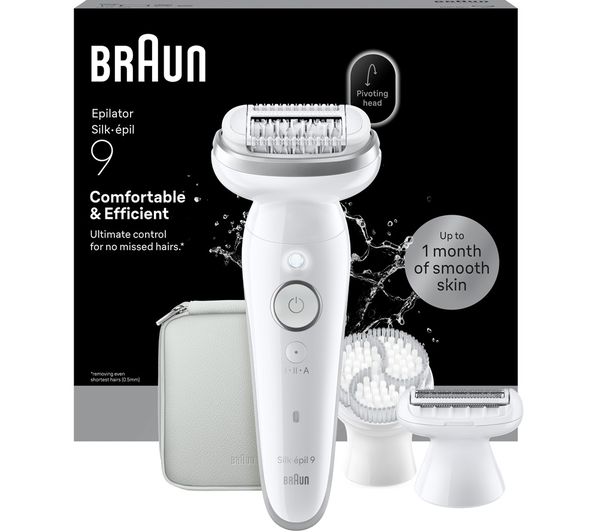 An image of BRAUN Silk-épil 9 SE9-061 Wet & Dry Epilator - Silver