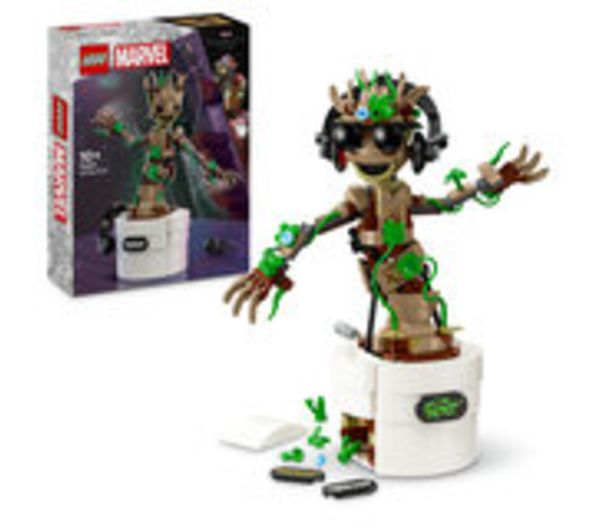 An image of LEGO Marvel 76297 Guardians of the Galaxy Dancing Groot Set
