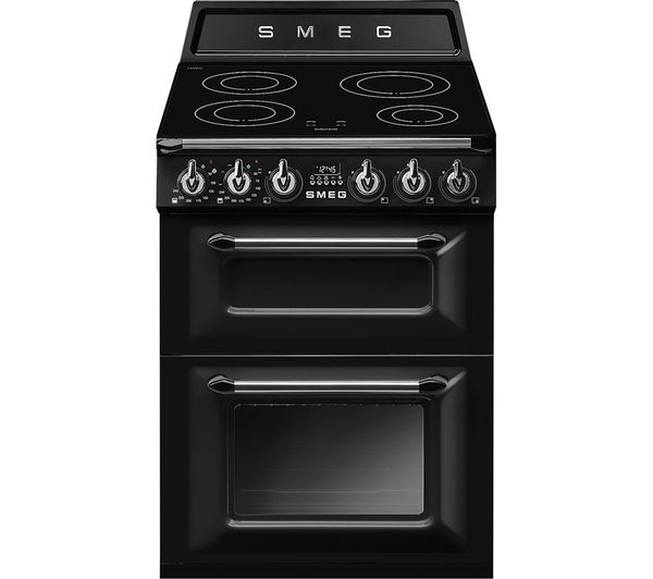 An image of SMEG TR62IBL2 60 cm Victoria Electric Induction Cooker - Black