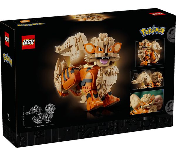 An image of LEGO Pokémon 72160 Arcanine Set for Adults