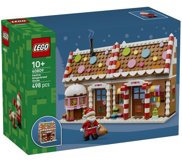 An image of LEGO 40809 Festive Gingerbread House Set
