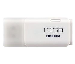 TOSHIBA TransMemory USB 2.0 Memory Stick - 16 GB, White
