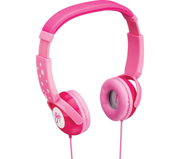 GOJI GKIDPNK15 Kids Headphones - Candy Pink, Pink