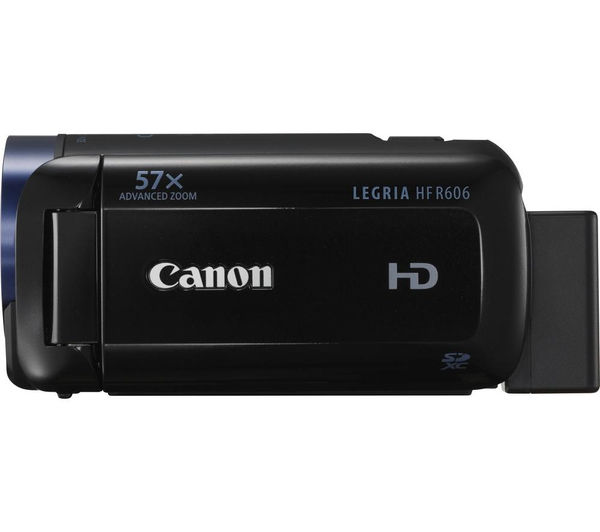 0280c017 Canon Legria Hf R606 Traditional Camcorder Black Currys Pc World Business