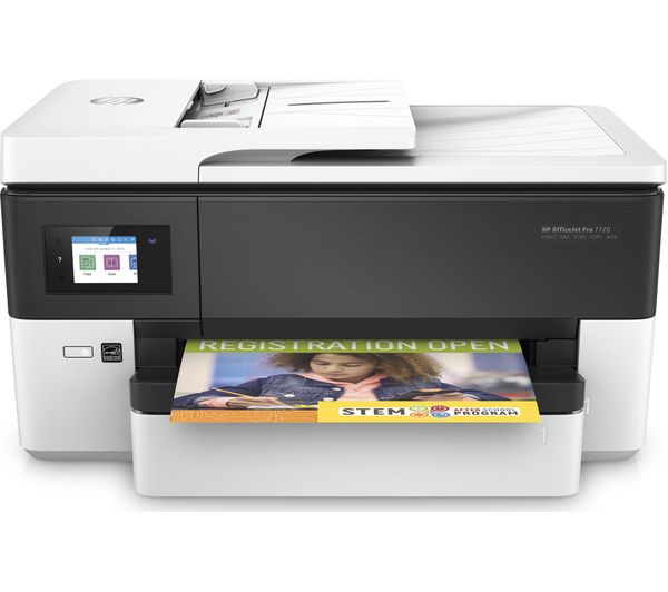 Image of HP OfficeJet Pro 7720 All-in-One Wireless A3 Inkjet Printer with Fax