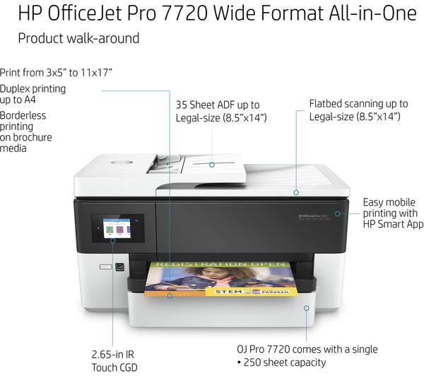 HP OfficeJet Pro 8730 All-in-One Printer - I Brain Computer Shop