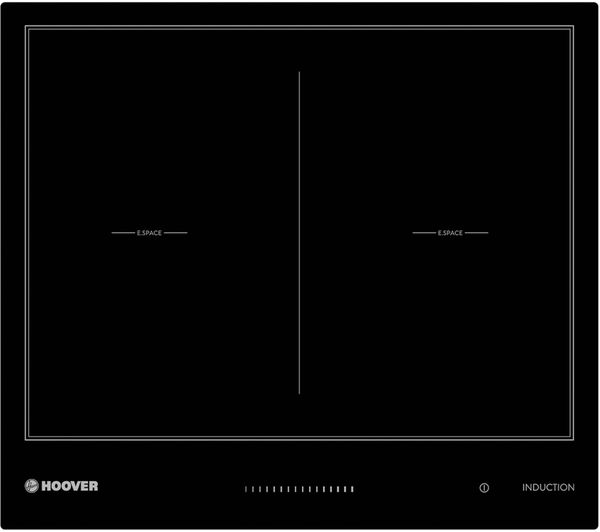 HOOVER HES 6D Electric Induction Hob - Black, Black