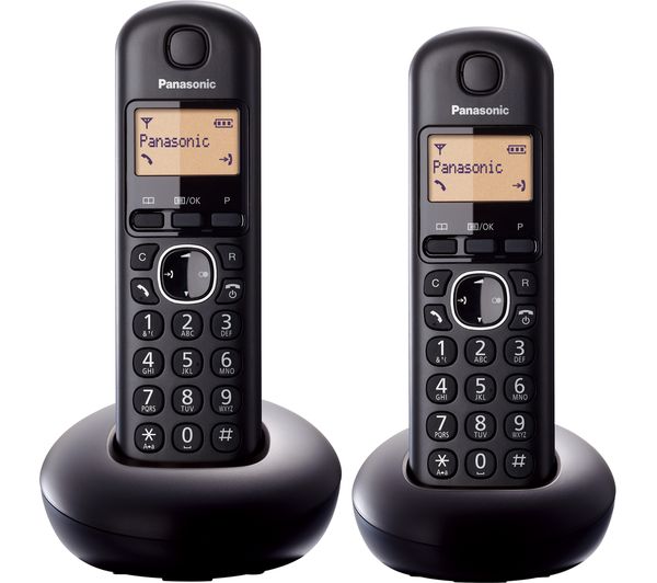 PANASONIC KX-TGB212EB Cordless Phone - Twin Handsets