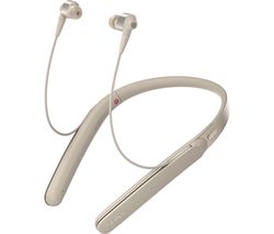SONY WI-1000X Wireless Bluetooth Noise-Cancelling Headphones - Gold