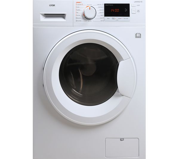 LOGIK L8W6D18 8 kg Washer Dryer - White, White