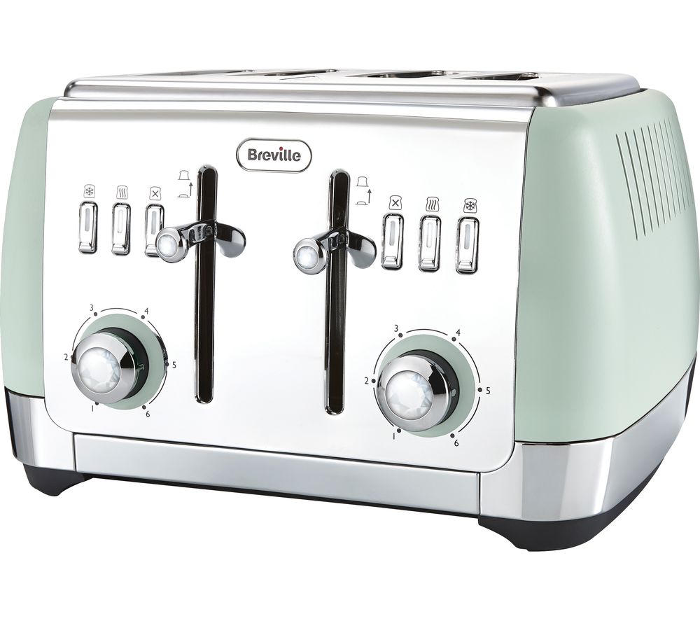 Buy BREVILLE Strata VTT768 4-Slice Toaster - Green | Free Delivery | Currys