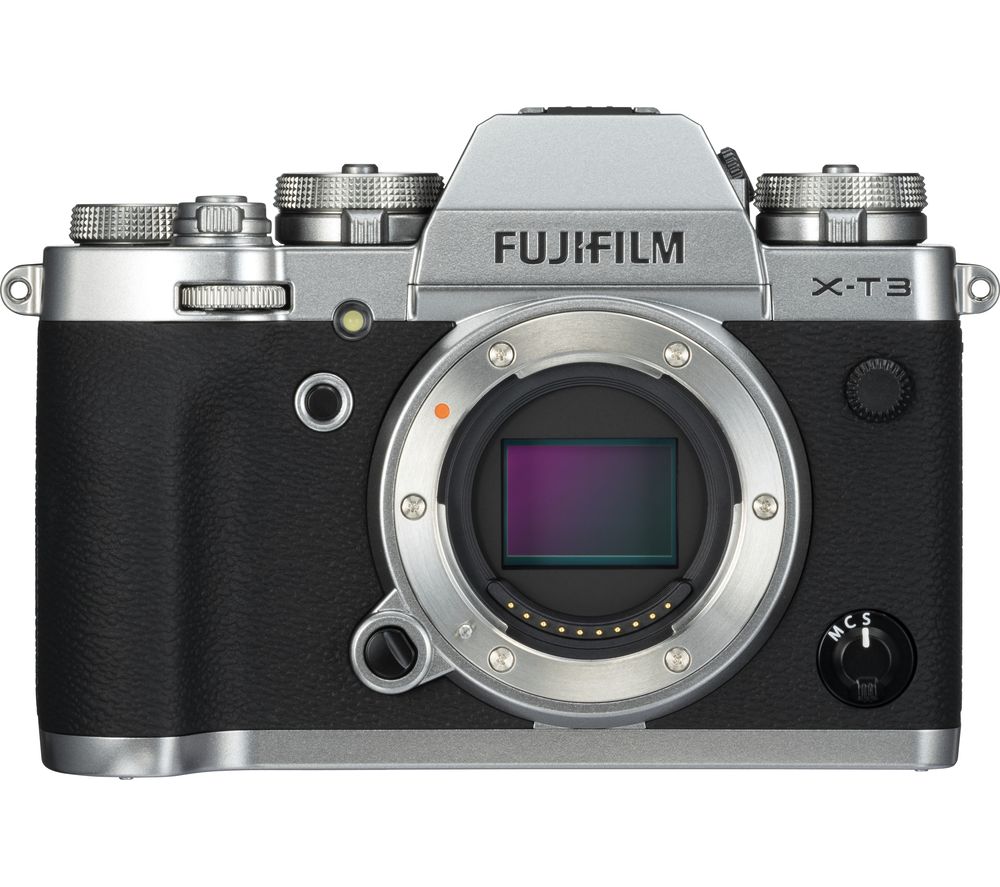 FUJIFILM X-T3 Mirrorless Camera - Silver, Body Only