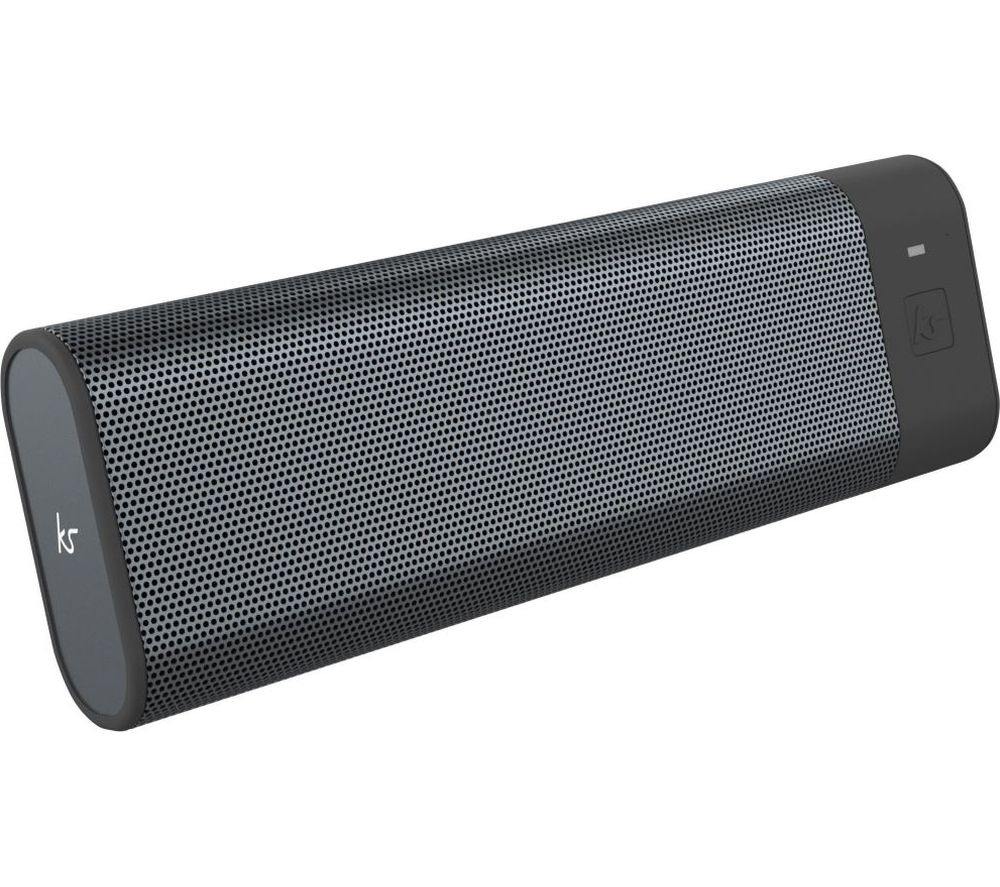 KITSOUND BoomBar+ Portable Bluetooth Speaker - Gun Metal