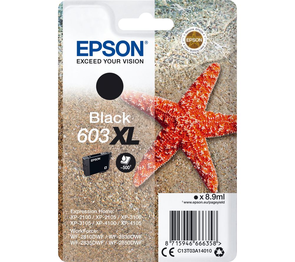 EPSON 603 XL Starfish Black Ink Cartridge