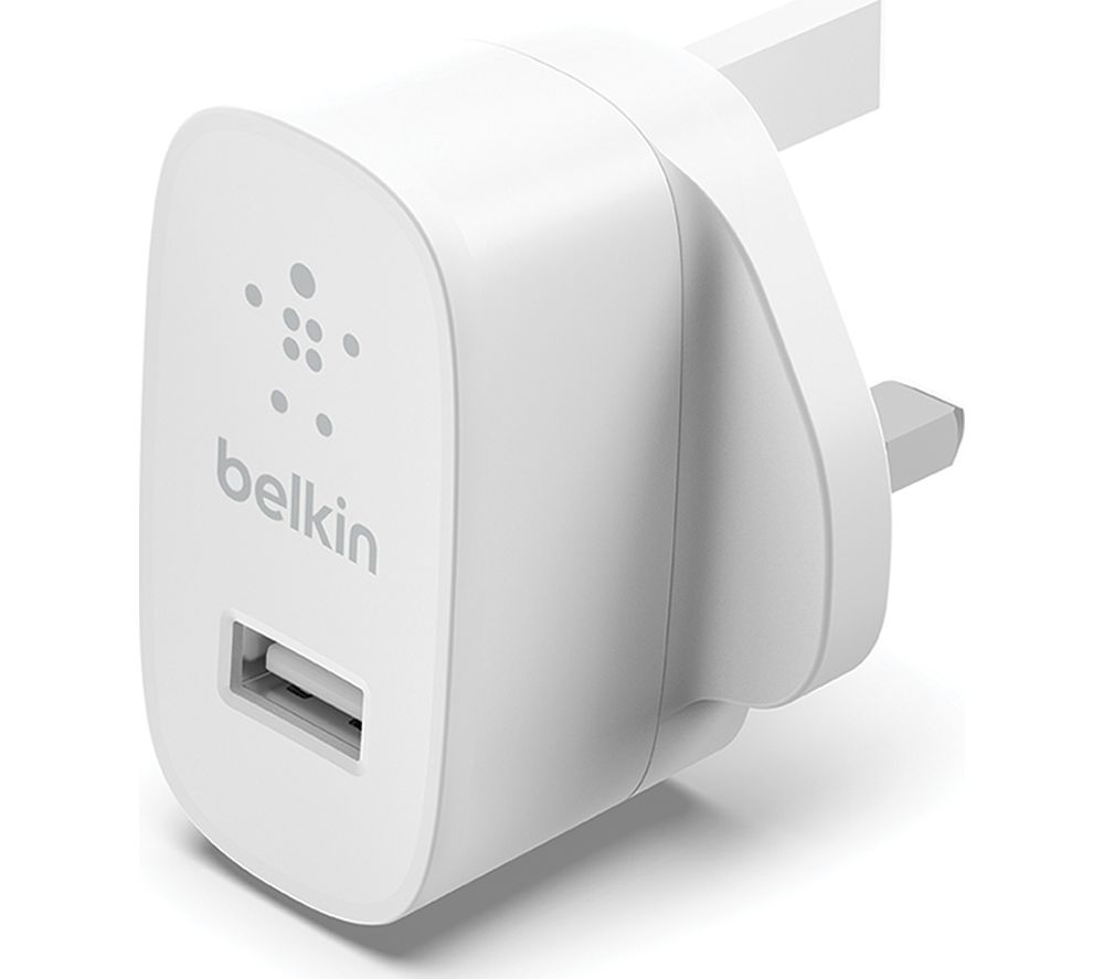 BELKIN USB 12 W Mains Charger - White, White