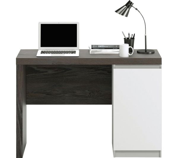 Teknik 5425833 Hudson Chunky Desk Charcoal Ash