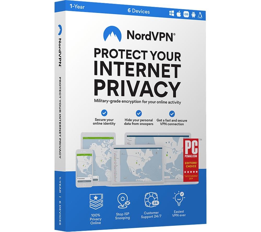 NORD VPN - 1 year for 6 devices