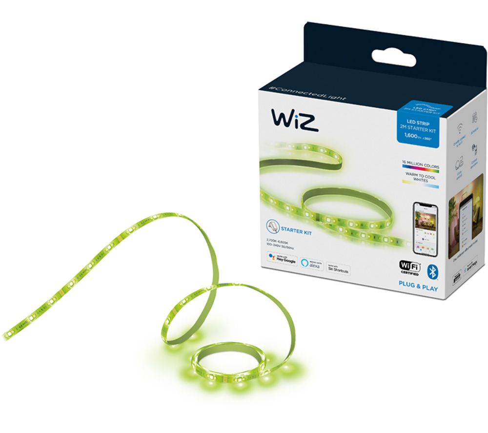WIZ CONNECTED Colors + Tunable Whites Smart LED Light Strip - 2 m