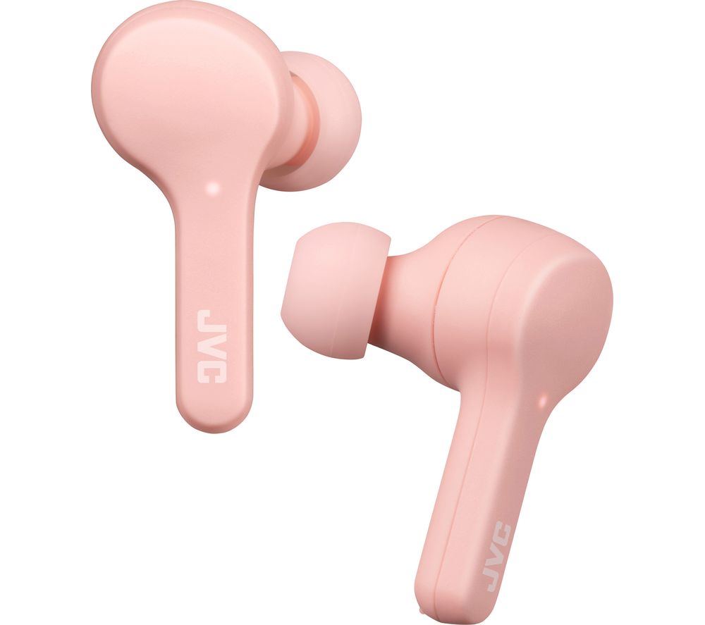 JVC Gumy HA-A7T-P-U Wireless Bluetooth Earphones - Pink, Pink