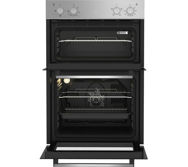 7768386722 BEKO RecycledNet BBXDF21000S Electric Double Oven Silver Currys Business