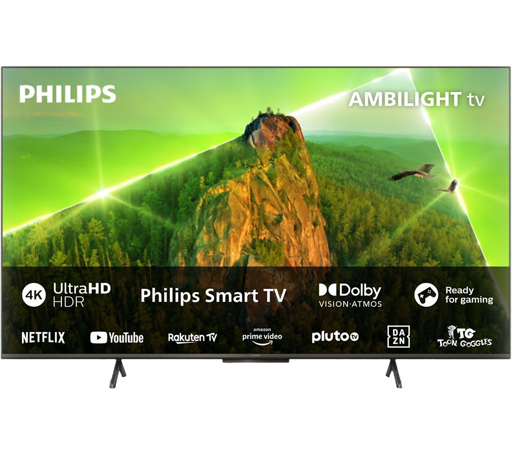 Ambilight 50PUS8108/12 50" Smart 4K Ultra HD HDR LED TV with Amazon Alexa