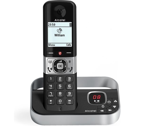Alcatel F890 Voice Tam Atl1425253 Cordless Phone Black Silver