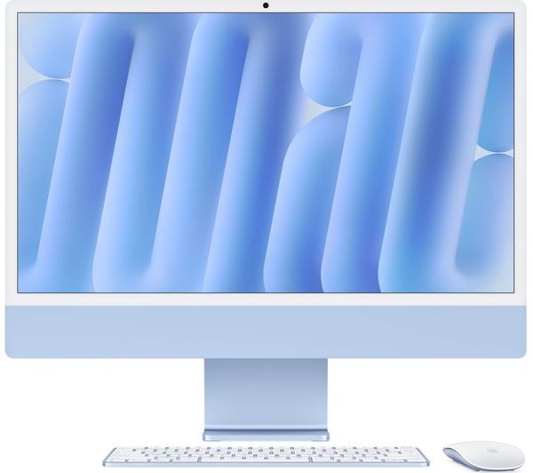 APPLE iMac 4.5K 24" (2024) - M4, 256 GB SSD, Blue