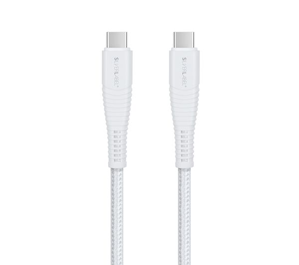 An image of SILVERLABEL USB Type-C Cable - 2 m, White