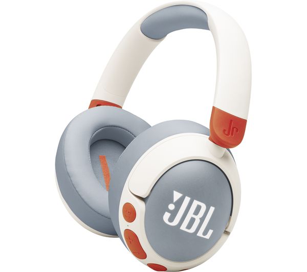 Jbl Junior 470nc Wireless Bluetooth Noise Cancelling Kids Headphones White