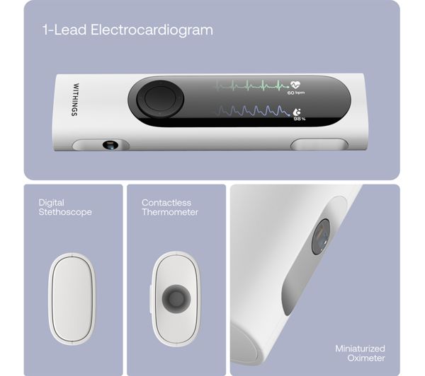 WITHINGS BeamO 4-in-1 Health Multiscan - White - SCT02-02-ALL-INT ...