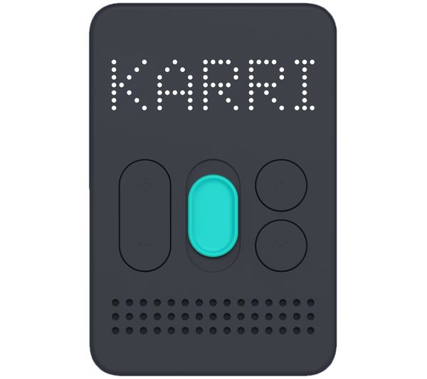 An image of KARRI Messenger 2 Instant Voice Messenger - Black & Turquoise