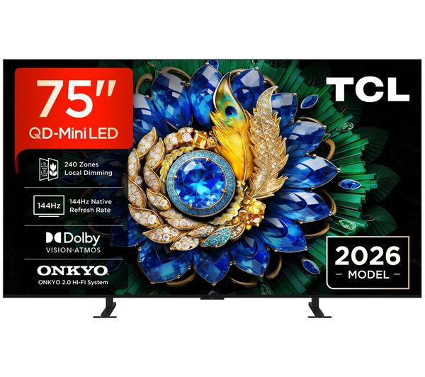 An image of TCL A400M 75" Premium QD-Mini LED 4K HDR Smart Google TV 2026 - 75A400M-UK