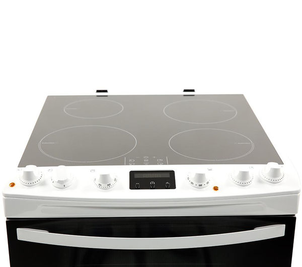 zanussi induction cooker white