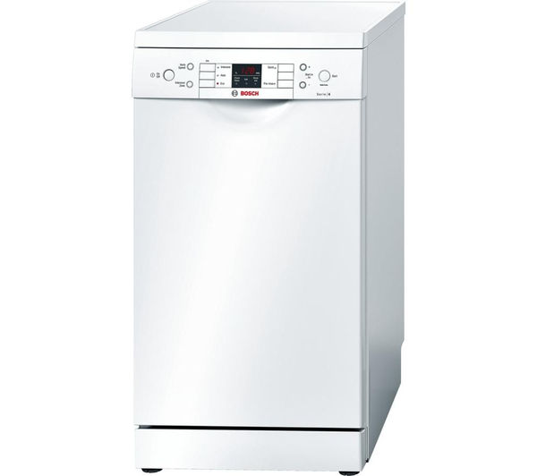 BOSCH SPS59T02GB Slimline Dishwasher - White, White