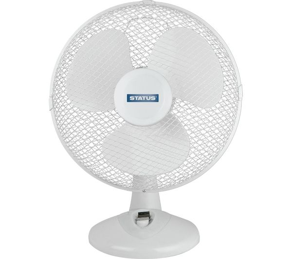 Status 12 Desk Fan White