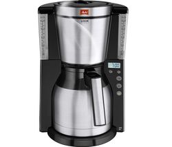 MELITTA Look IV Therm Timer Filter Coffee Machine - Black & Stainless Steel