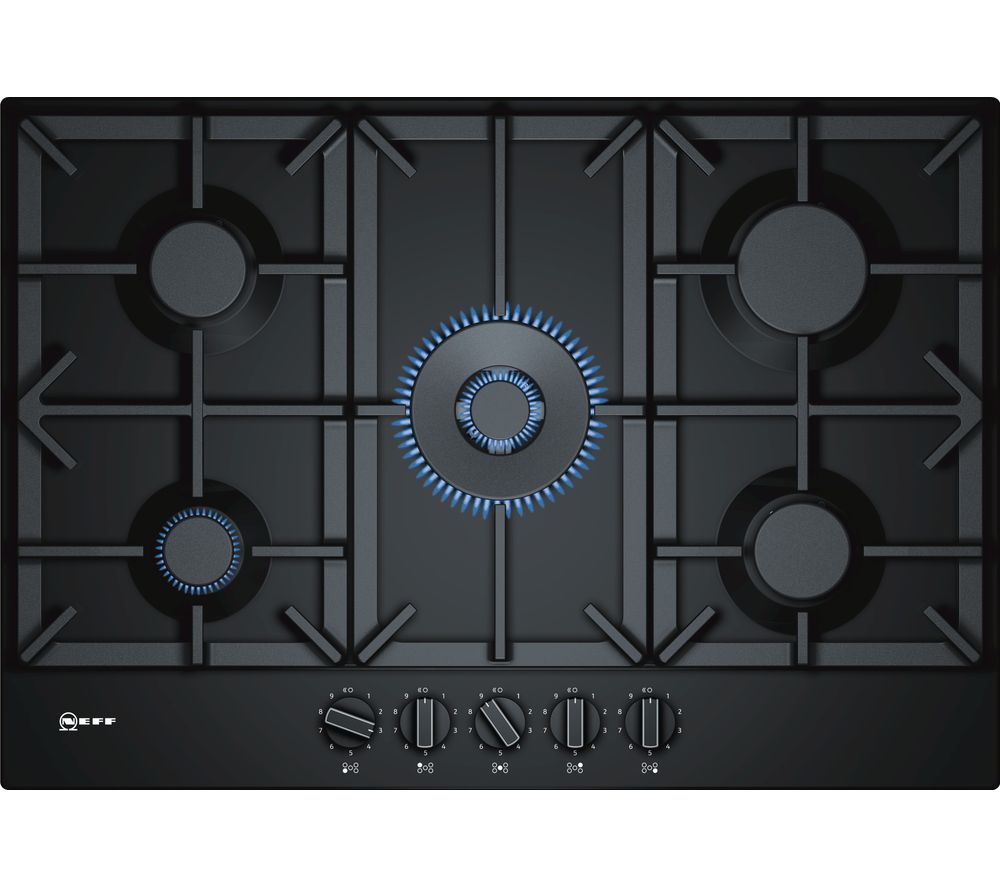 Buy NEFF T27DS59S0 Gas Hob - Black | Free Delivery | Currys