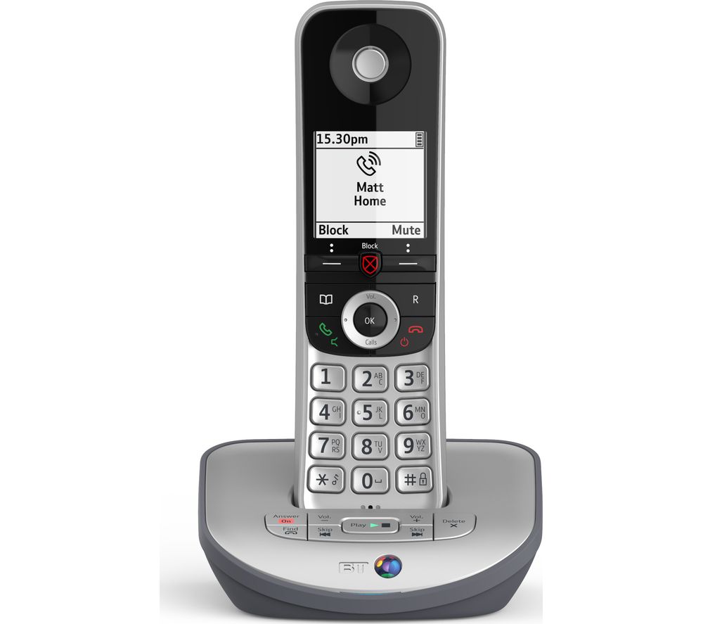 Advanced 1Z Cordless Phone - Black & Silver