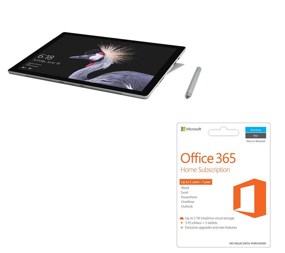 Review of MICROSOFT Surface Pro (128 GB) & Office 365 Home Bundle