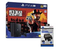 SONY PlayStation 4 Pro, Red Dead Redemption 2 & Twin Docking Station Bundle