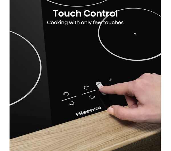 I6421C HISENSE I6421C 60 cm Electric Induction Hob Black Currys