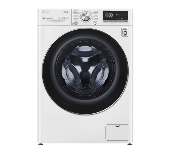Image of LG TurboWash 360 with AI DD V9 F4V909WTSE WiFi-enabled 9 kg 1400 Spin Washing Machine - White