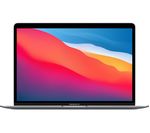£889, APPLE MacBook Air 13.3inch (2020) - M1, 256 GB SSD, Space Grey, macOS 11.0 Big Sur, Apple M1 chip, RAM: 8 GB / Storage: 256 GB SSD, Retina display, Battery life: Up to 18 hours, n/a