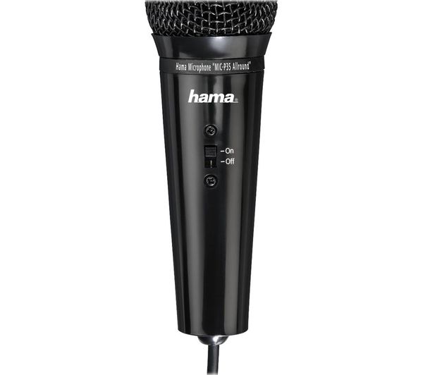 Buy HAMA MICP35 Allround Microphone Black Free Delivery Currys