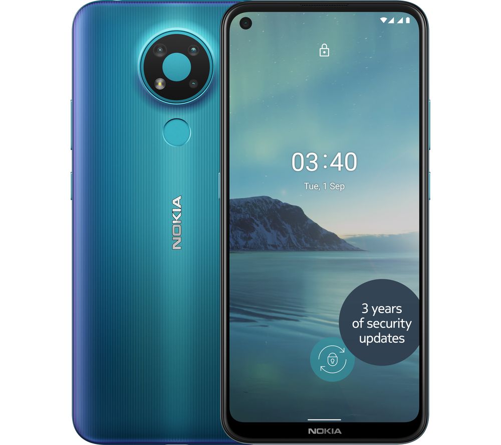 NOKIA 3.4 - 32 GB, Blue, Blue