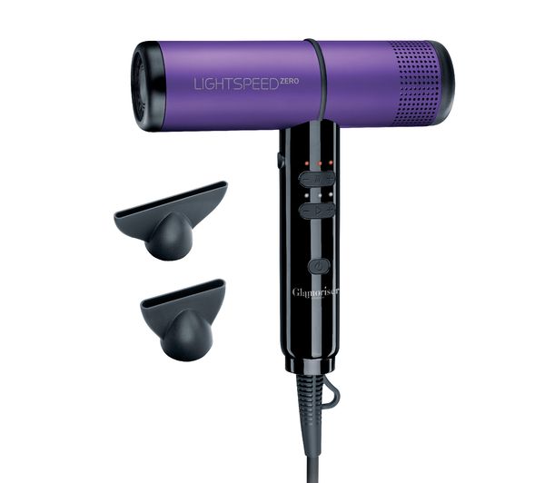 GLA050 GLAMORISER Lightspeed Zero GLA050 Hair Dryer Purple Currys