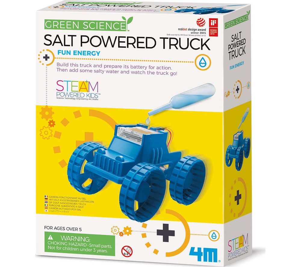 GREEN SCIENCE Salt Powered Truck Science Kit, Green review