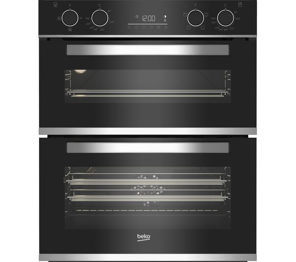 Image of BEKO Pro RecycledNet BBXTF25300X Electric Double Oven - Stainless Steel