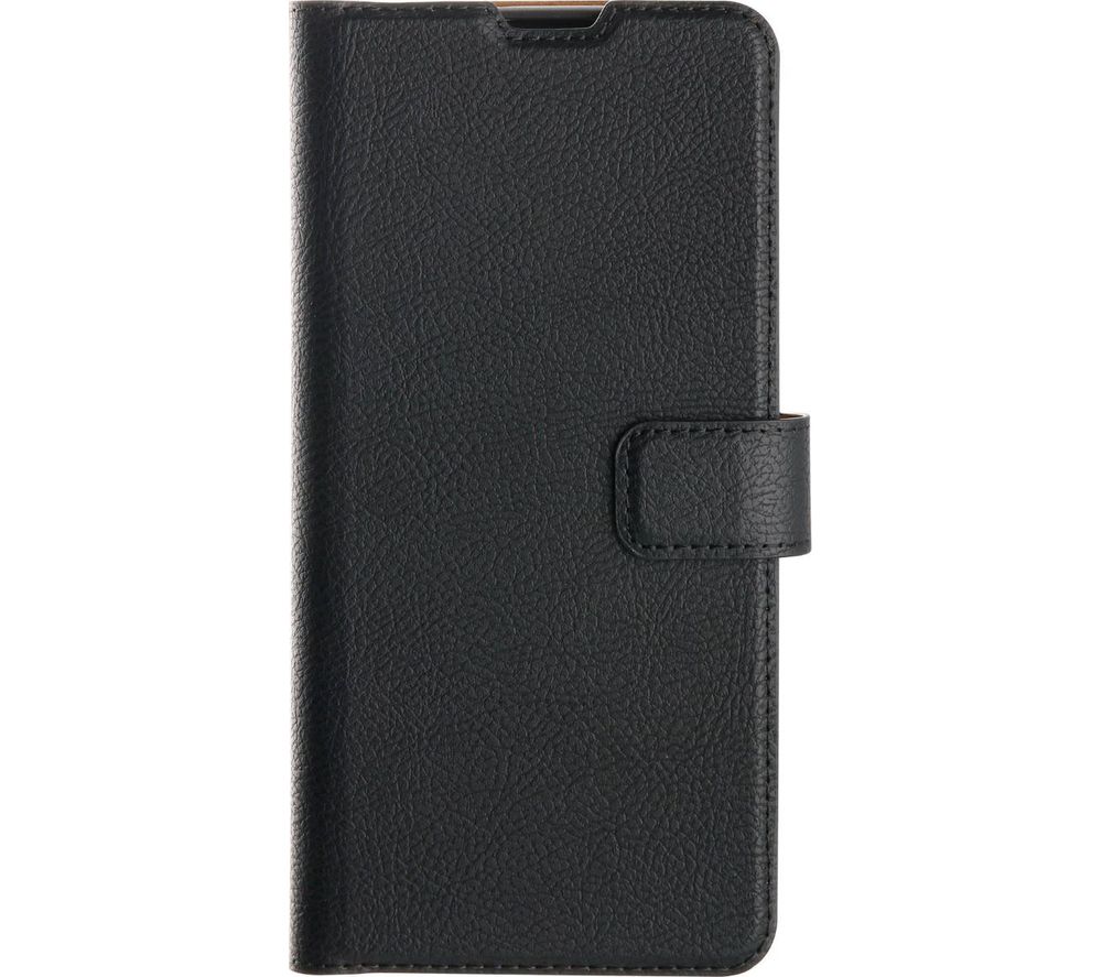 XQISIT Slim Wallet Galaxy A12 Case - Black, Black
