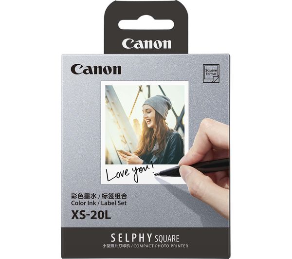 Image of CANON XS-20L 72 x 85 mm Photo Paper & Ink Set - 20 Sheets